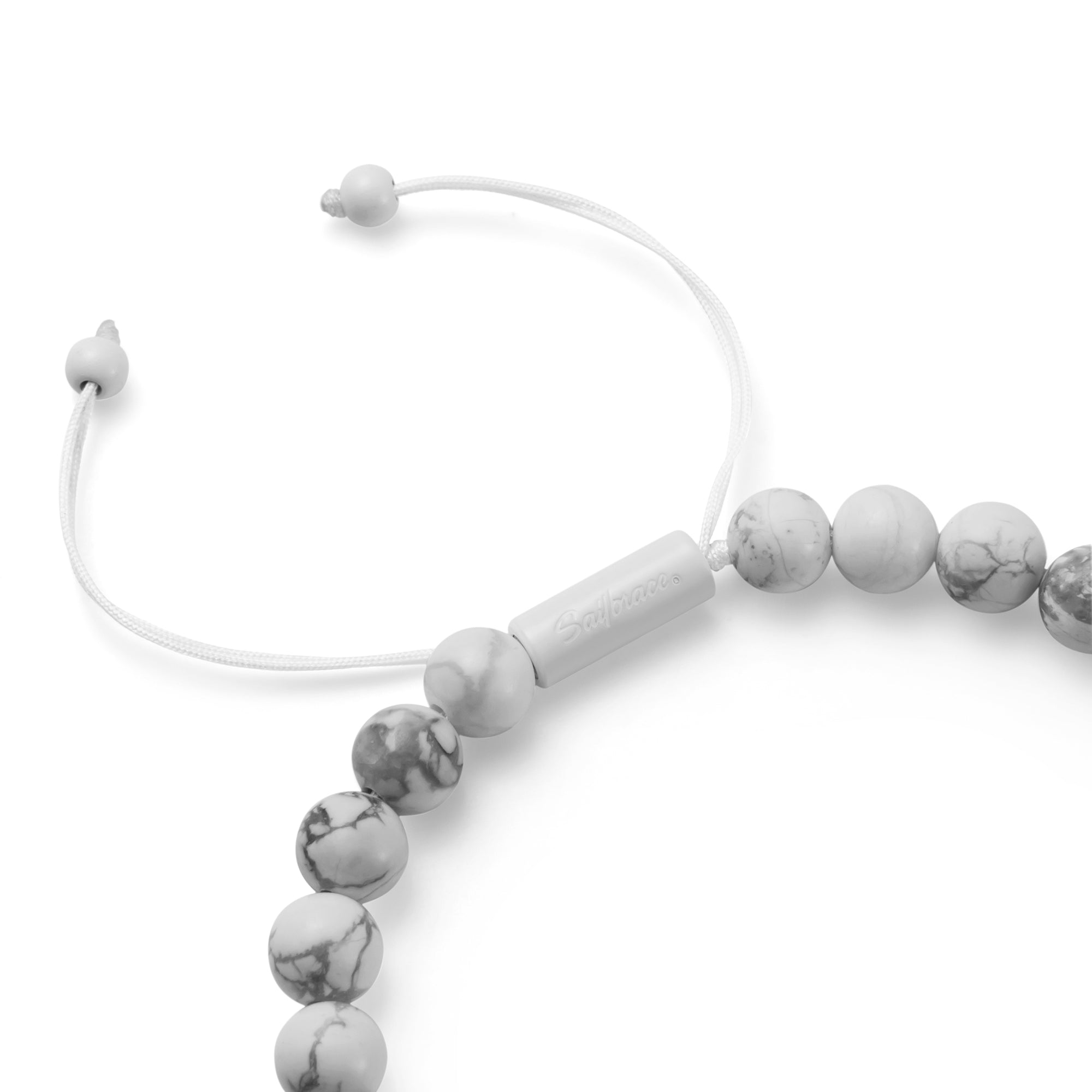 Marble Tennis Beaded Bracelet
