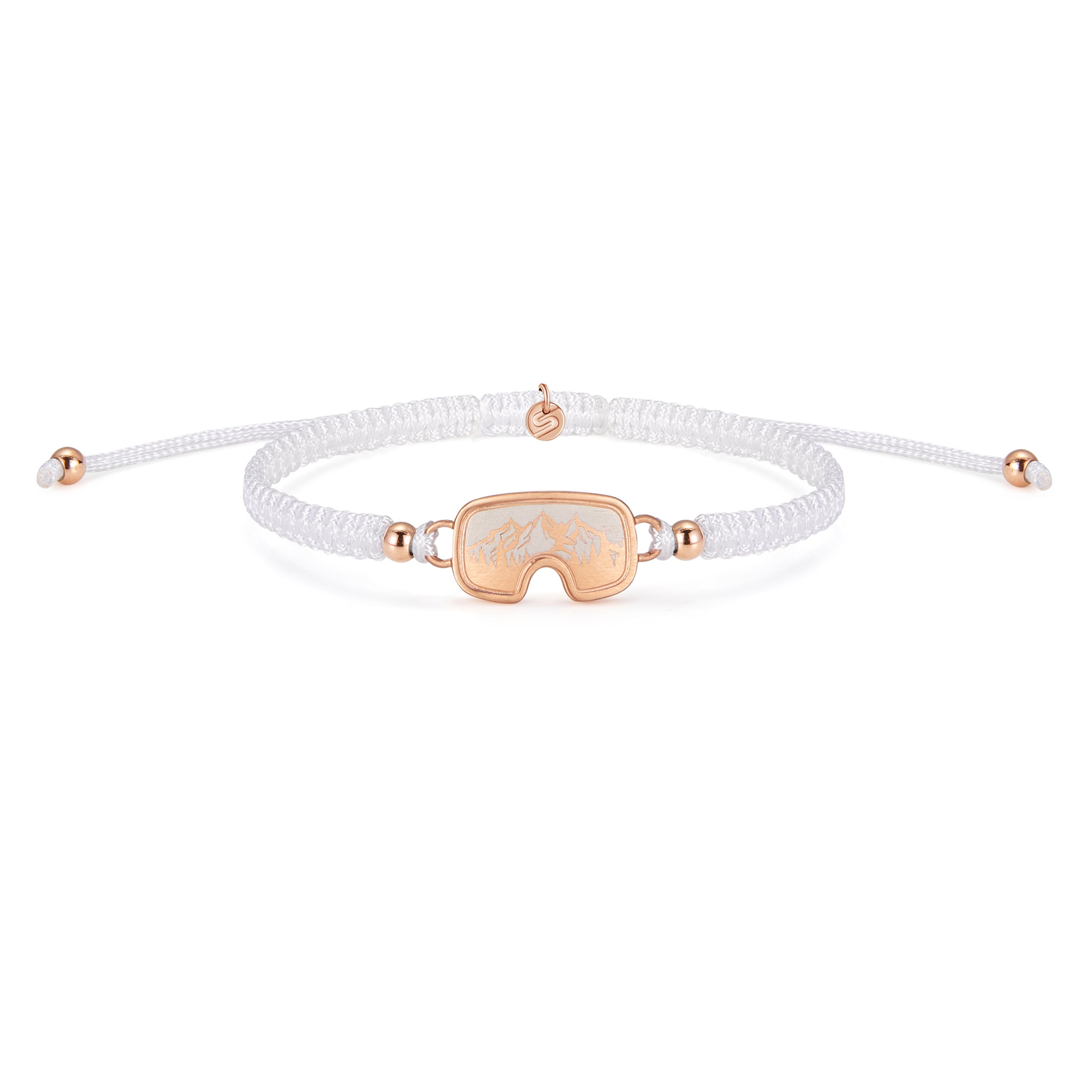Rose Adventure Snow Goggle Braided Bracelet