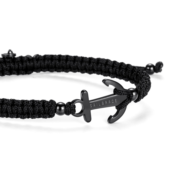 Black Anchor Braided zapestnica