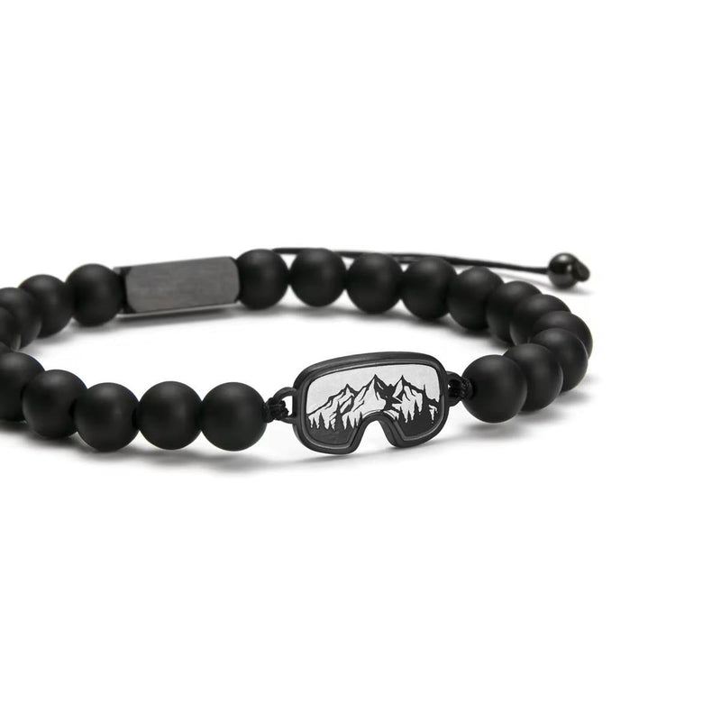 Adventure Snow Beaded Bracelet