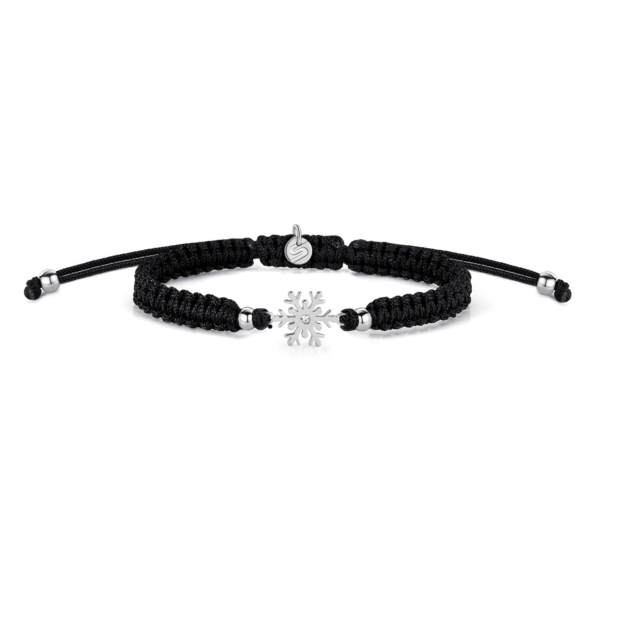 Frost Snowflake Braided Bracelet