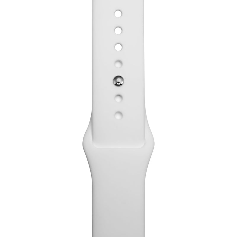 White Silicone band