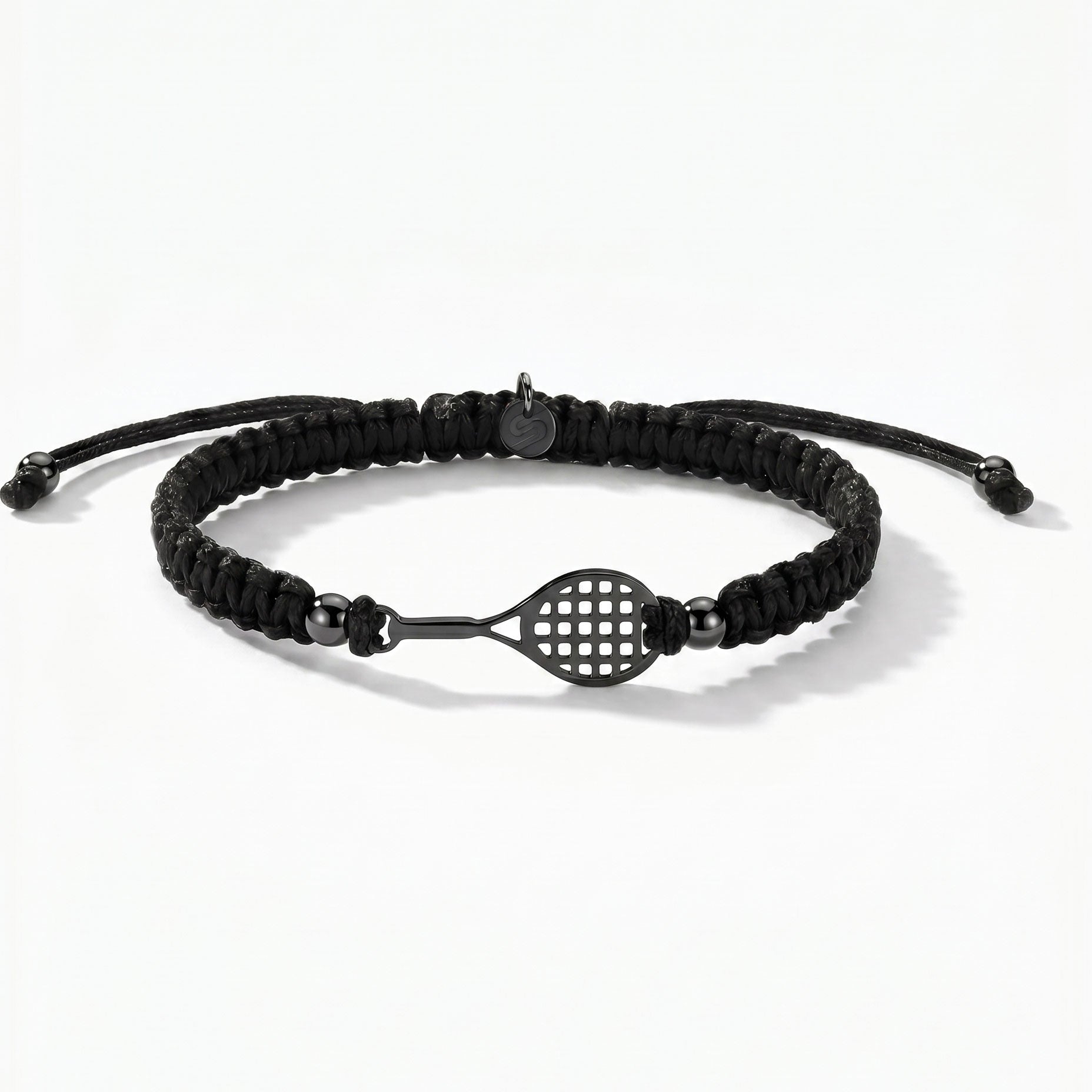 Silver Tennis Braided Armband