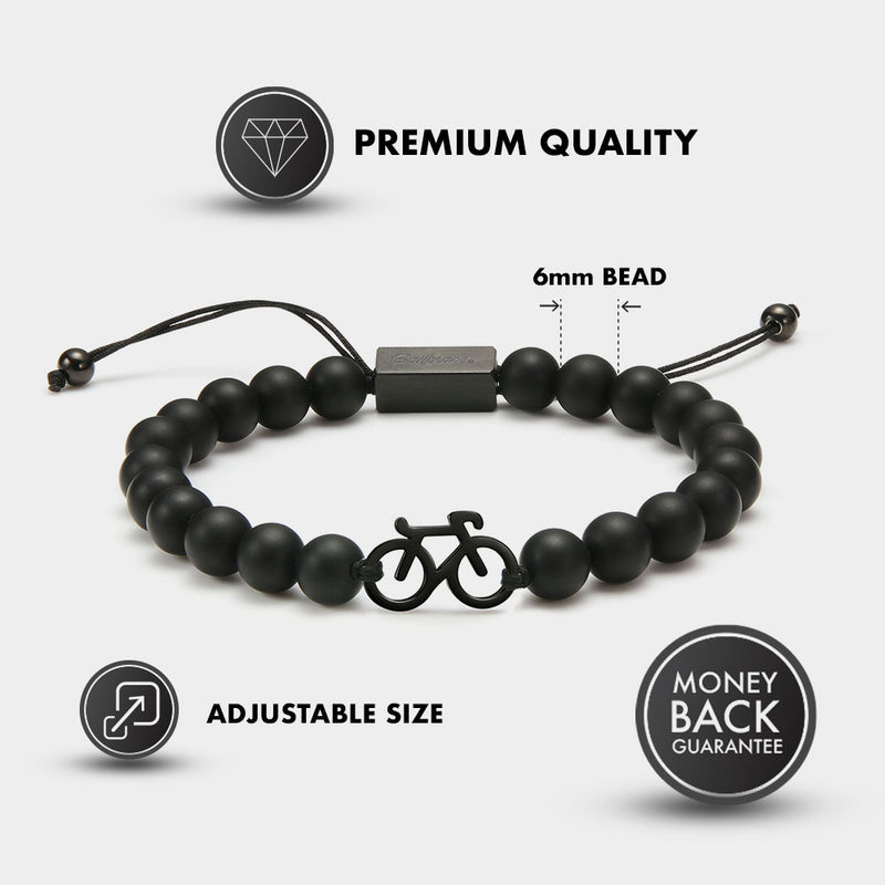 Pulsera Black Bike Beaded