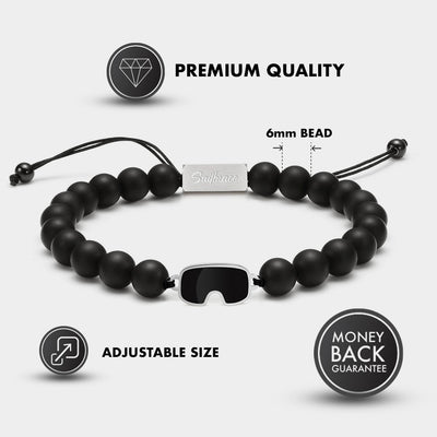 Pulsera Shred Snow Beaded