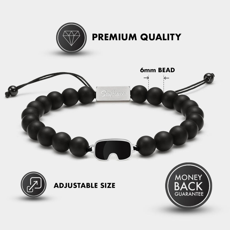 Pulsera Shred Snow Beaded
