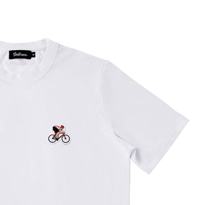 Bike Climber T-shirt in white