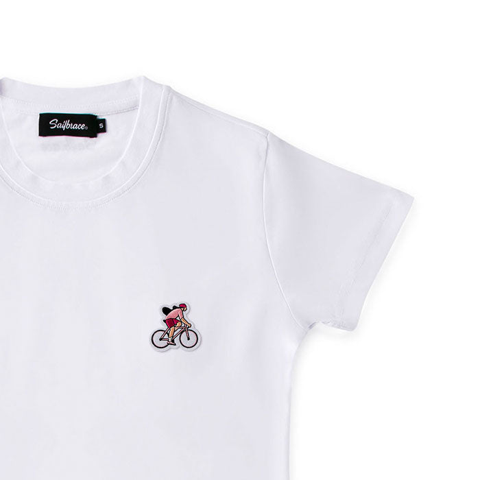 Bike Diva T-shirt in white