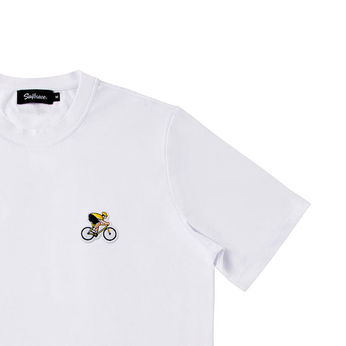 Majica Bike Leader v beli barvi