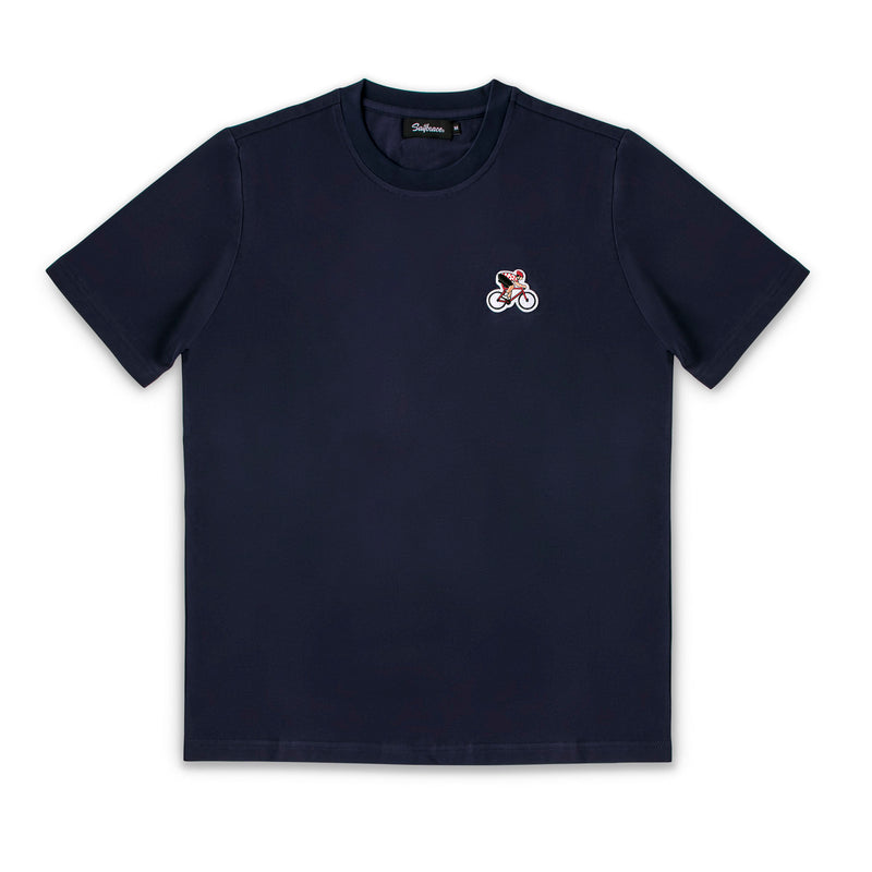 Bike Climber T-shirt in navy