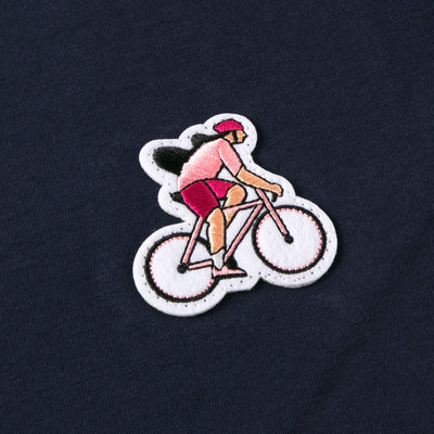 Bike Diva T-shirt in navy