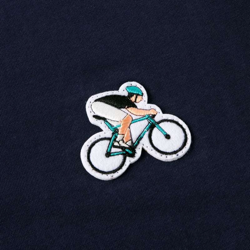 Bike Master T-shirt in navy