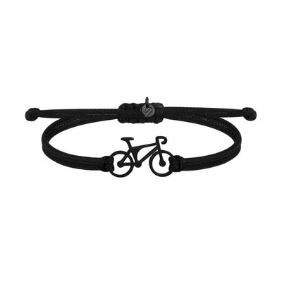 Black Road Bike Bracelet