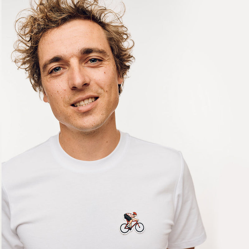 Bike Climber T-shirt in white