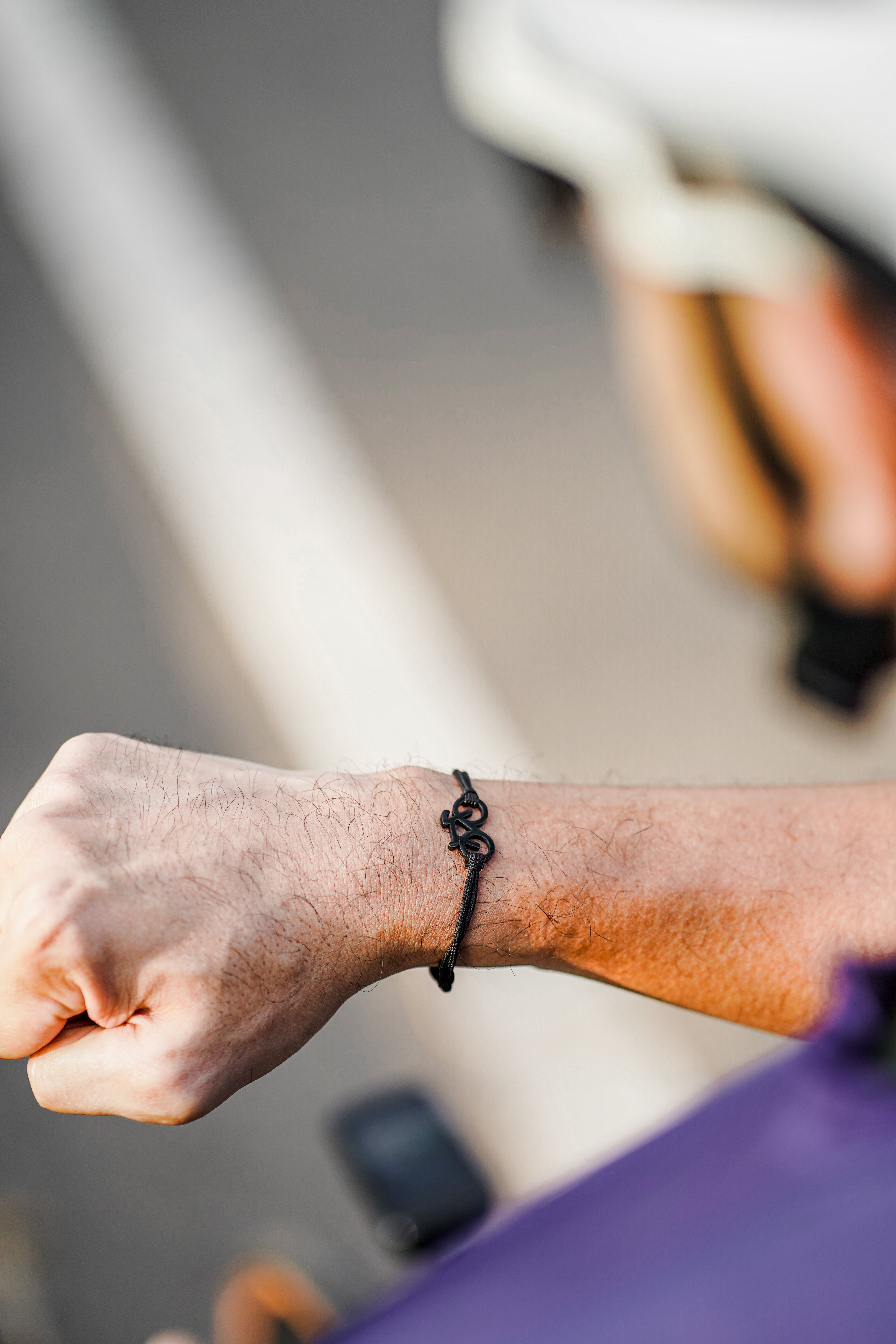 Schwarzer Fahrradrucksack