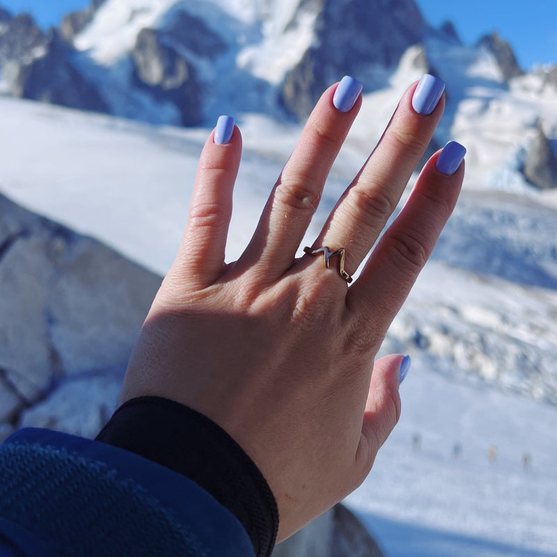 Anello Rose Gold Mountain 