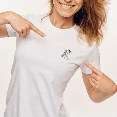 Hike Queen T-shirt in white
