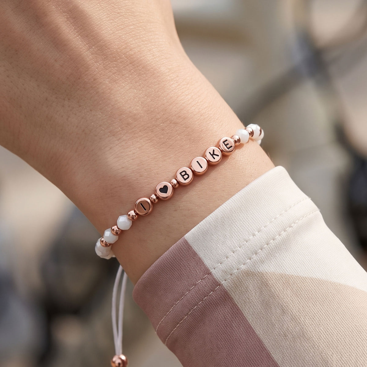 I ❤️ BIKE ID Bracelet