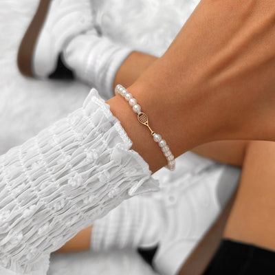 Pulsera Pearl Rose Tennis