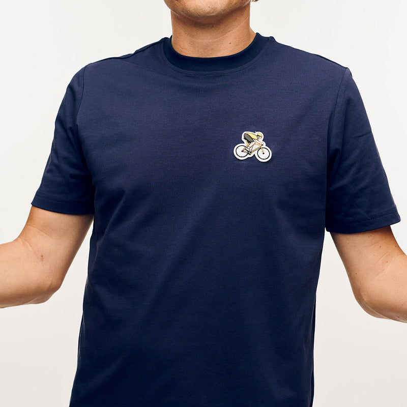 Bike Leader T-shirt in navy