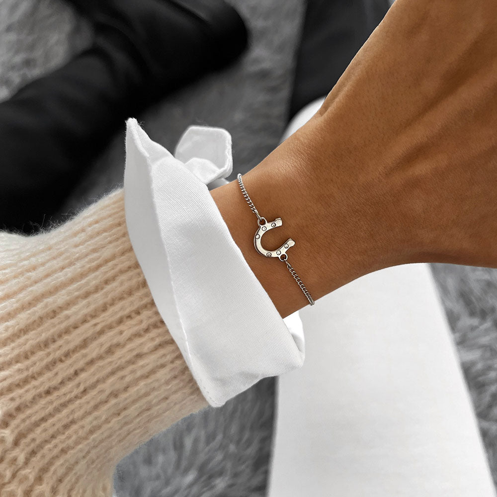 The Letters HORSESHOE BRACELET -LARGE END×The Letters Wチェーン