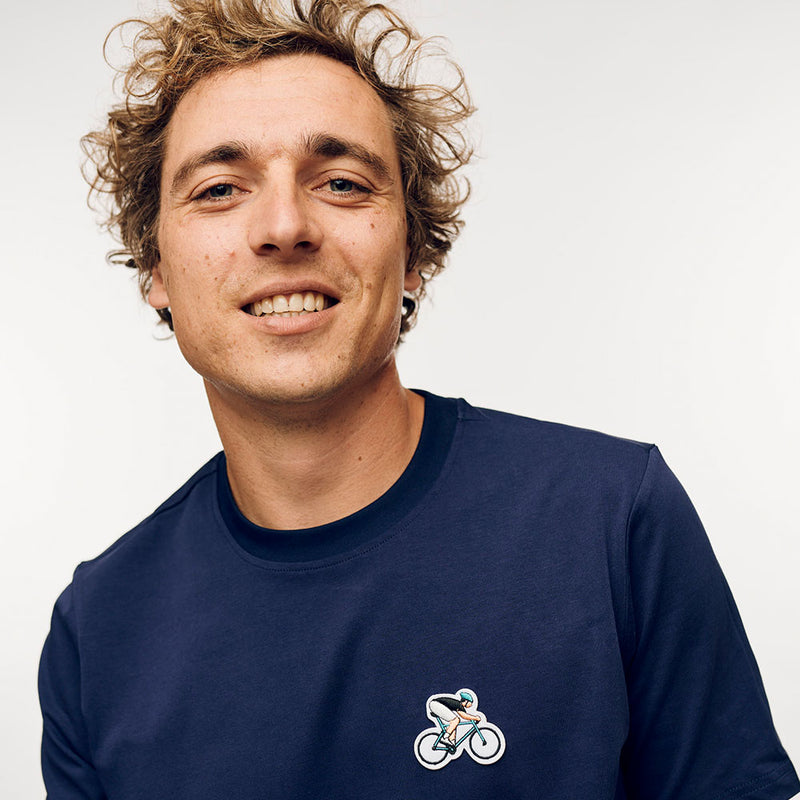 Bike Master T-shirt in navy