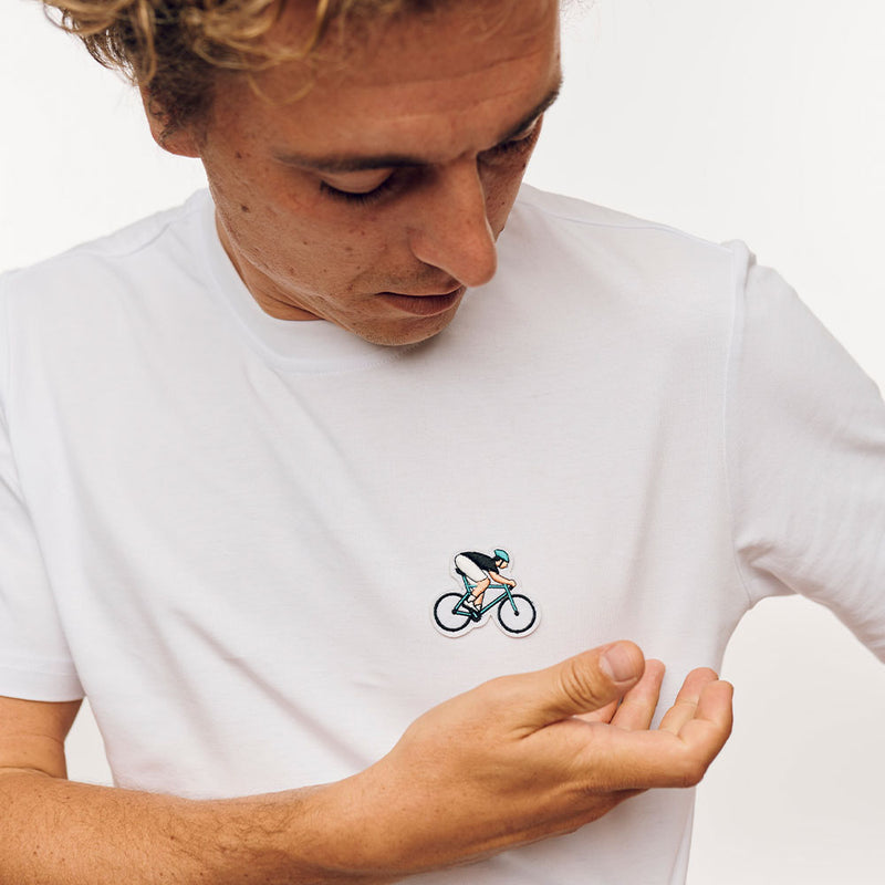 Bike Master T-shirt in white