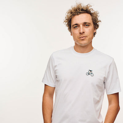 Bike Master T-shirt in white