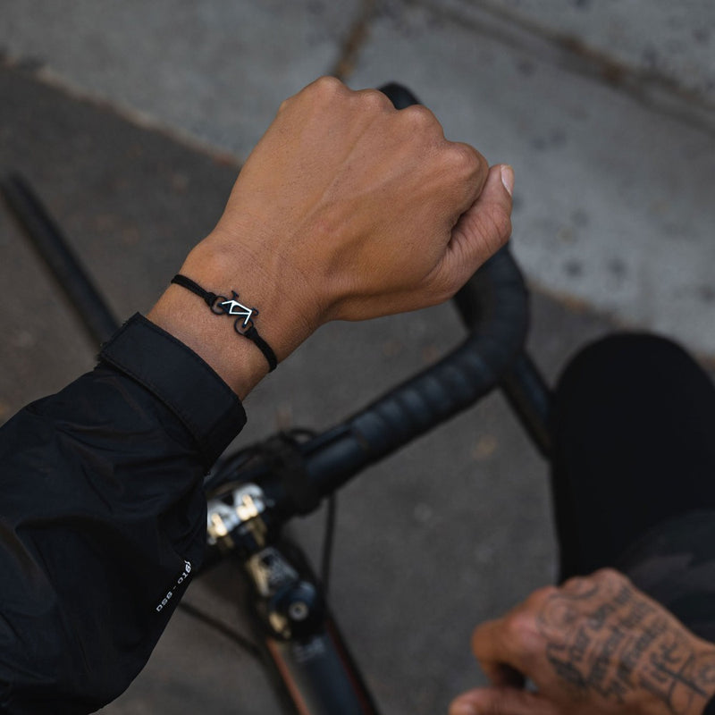 Monochrome Road Bike Bracelet