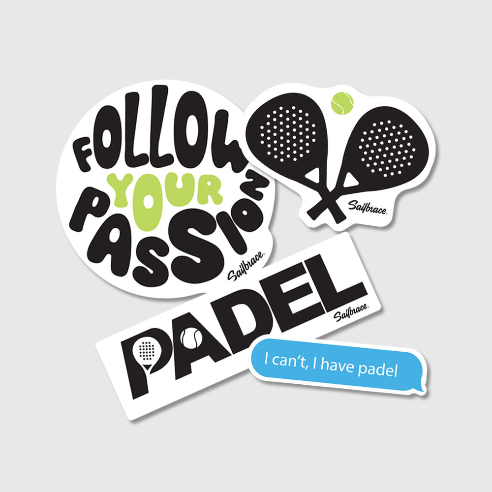 Padel Aufkleber Set