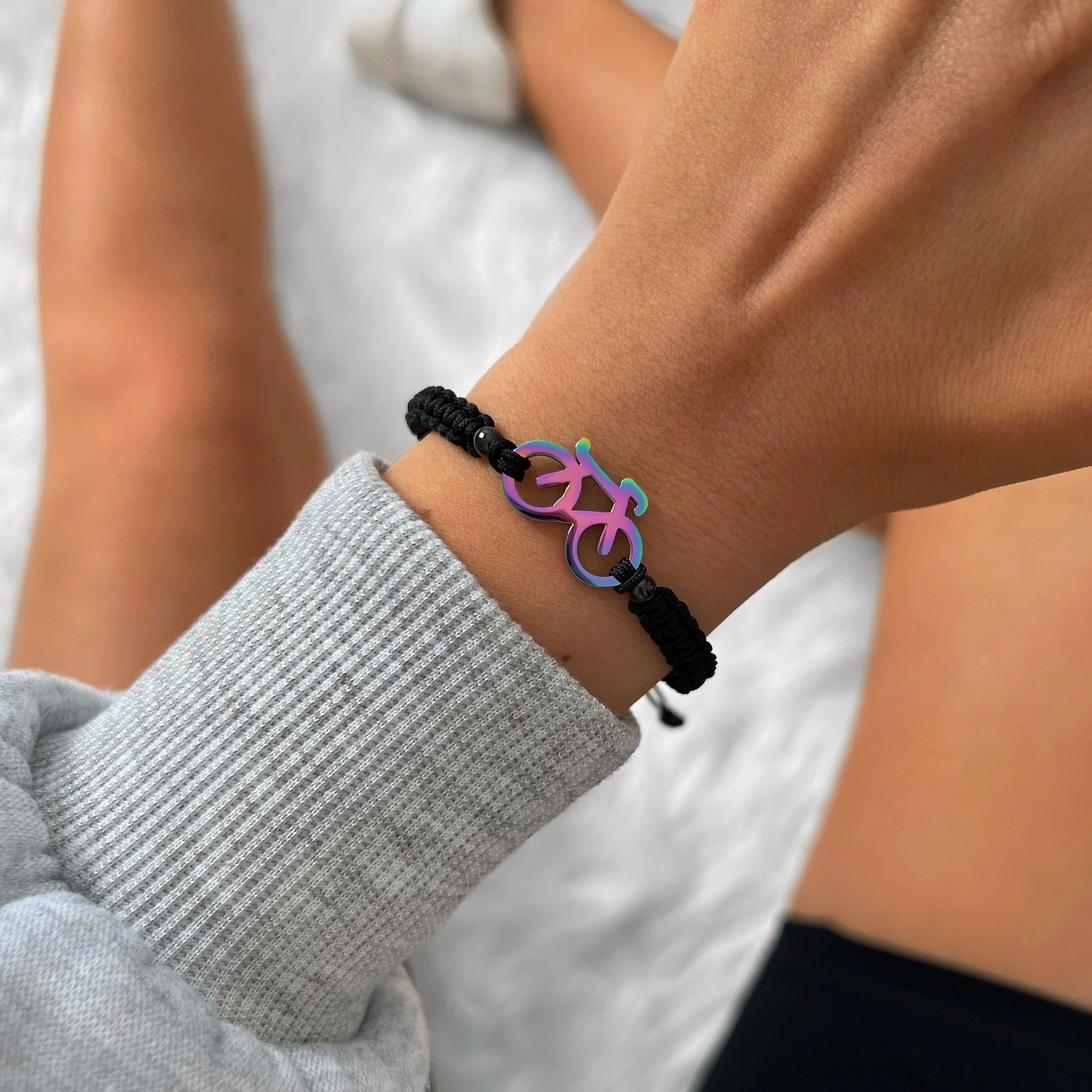 Universe Bike Braided Bracelet