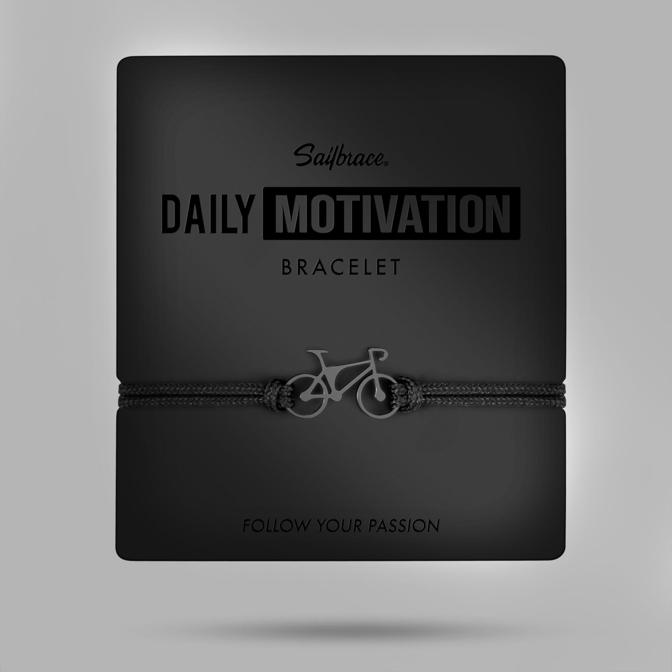 All Black Road Bike Bracelet