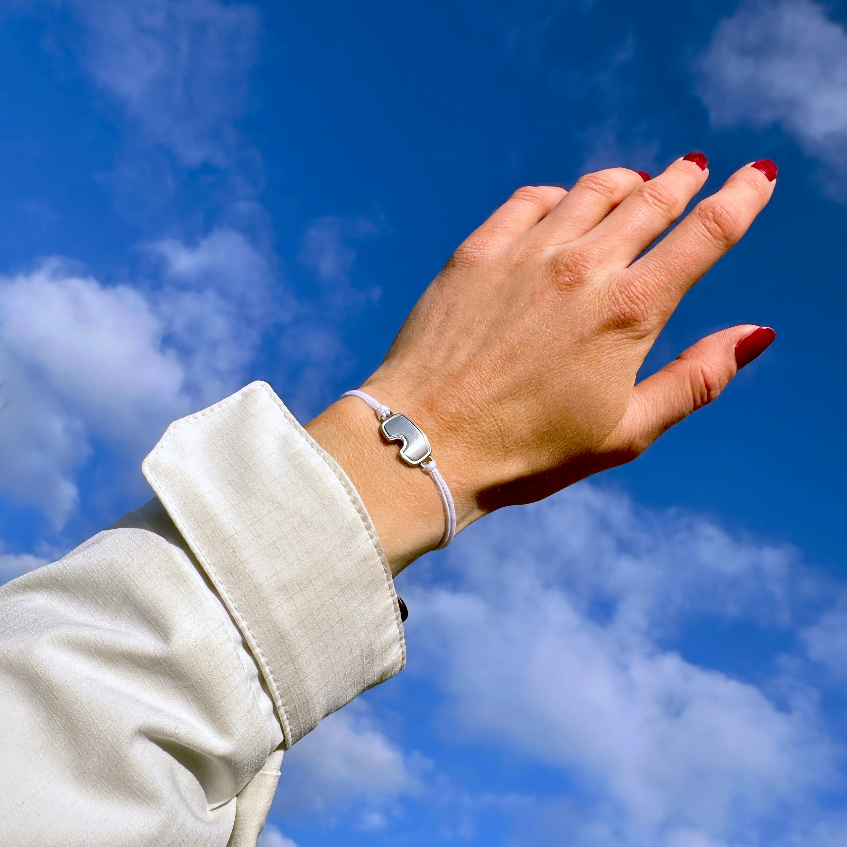 Gletscher Schnee Armband