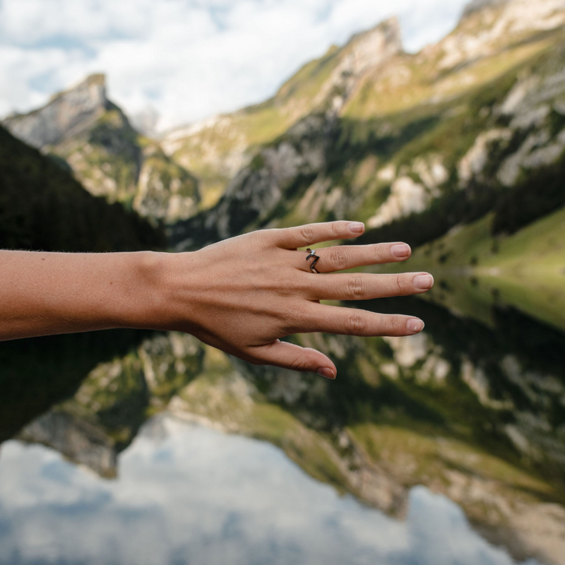 Bague Silver Mountain