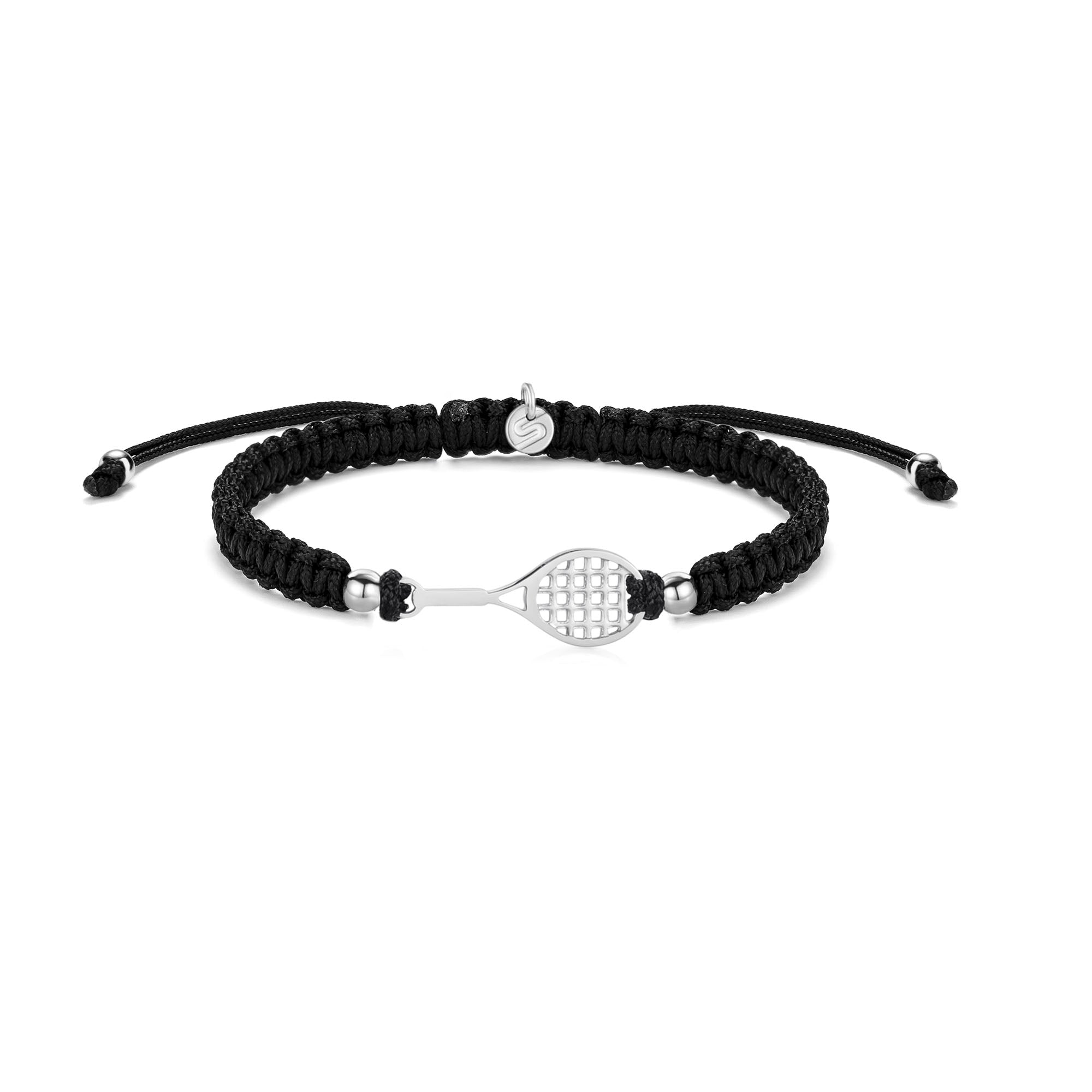 Silbernes Tennis Geflochtenes Armband