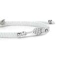 Bracelet En Argent Tressé SAILBRACE Runner - Design Chromé Moderne, Longueur Réglable 24 Cm - 8