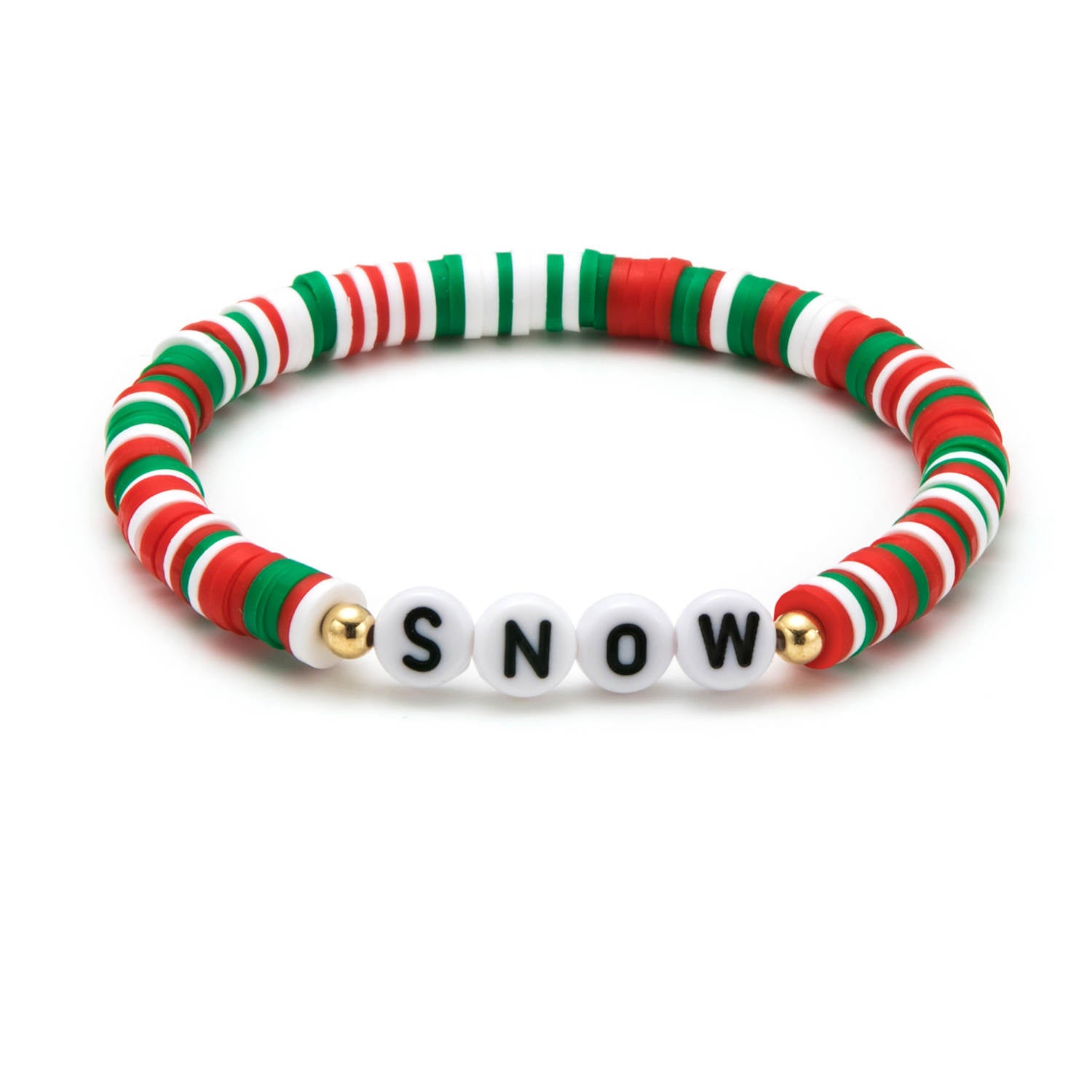 Schneebesetztes Armband