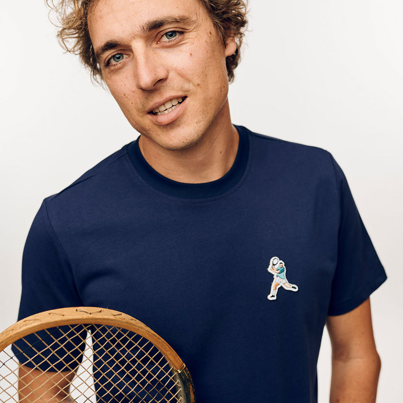 Tennis Master T-shirt in navy