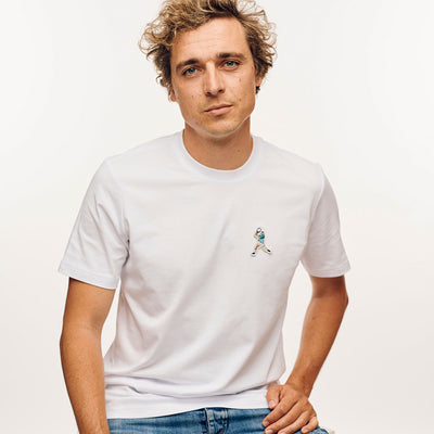 Majica Tennis Master v beli barvi