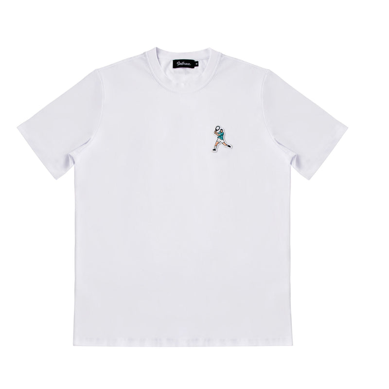 Majica Tennis Master v beli barvi