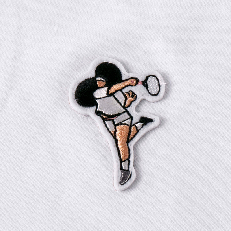 Tennis Beauty T-shirt in white