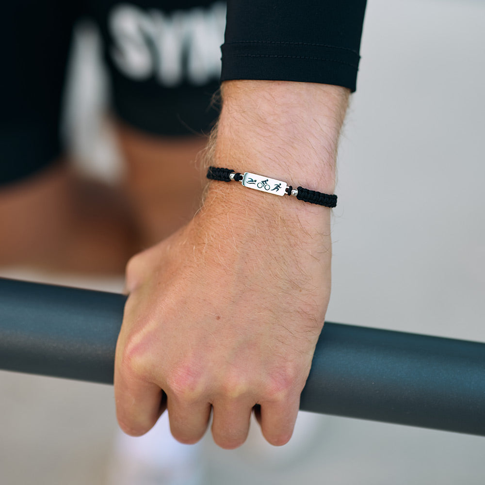 No Limit Triathlon Geflochtenes Armband