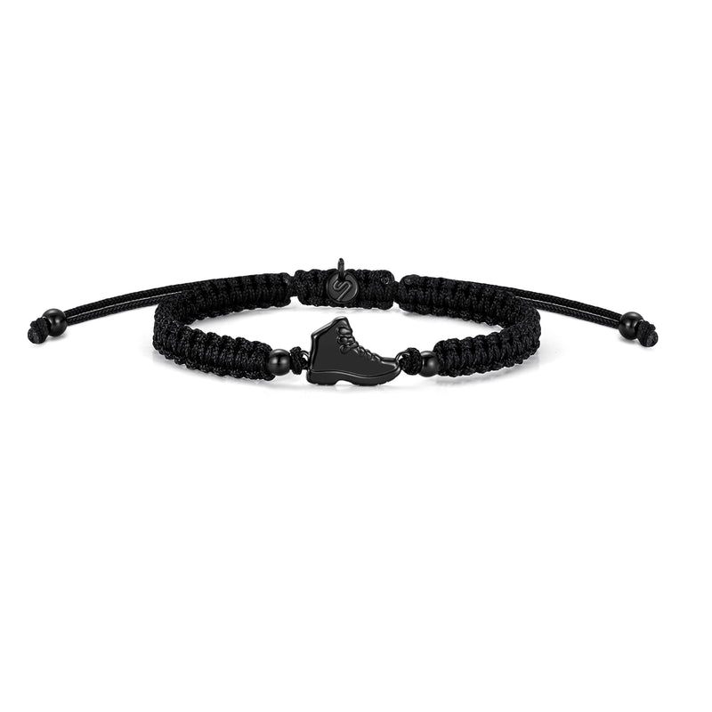 Night Black Explorer Braided Bracelet