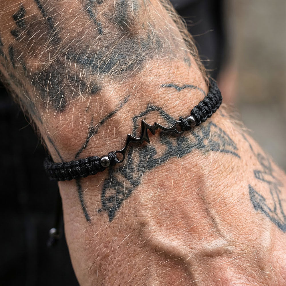 Black Mountain Braided Bracciale