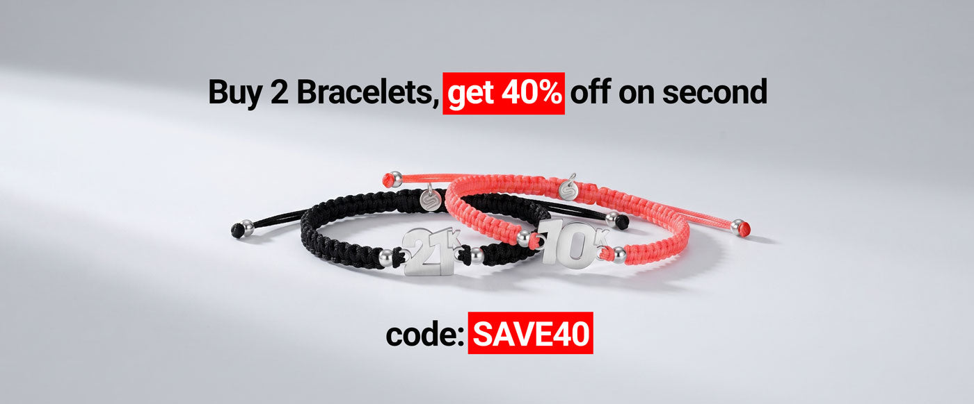21K Neon Pink Braided Bracelet