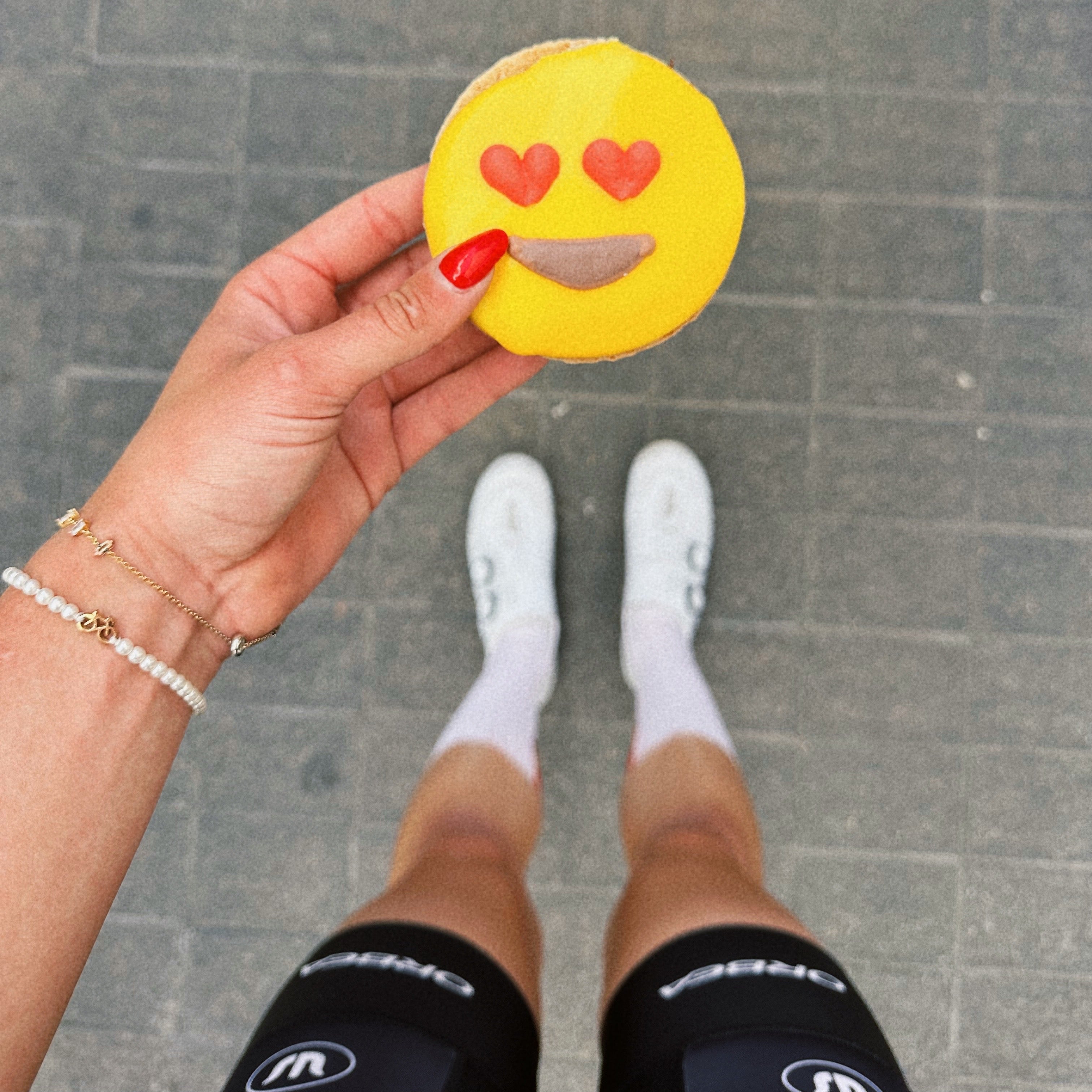 Perlen-Rosen-Fahrradkettenarmband