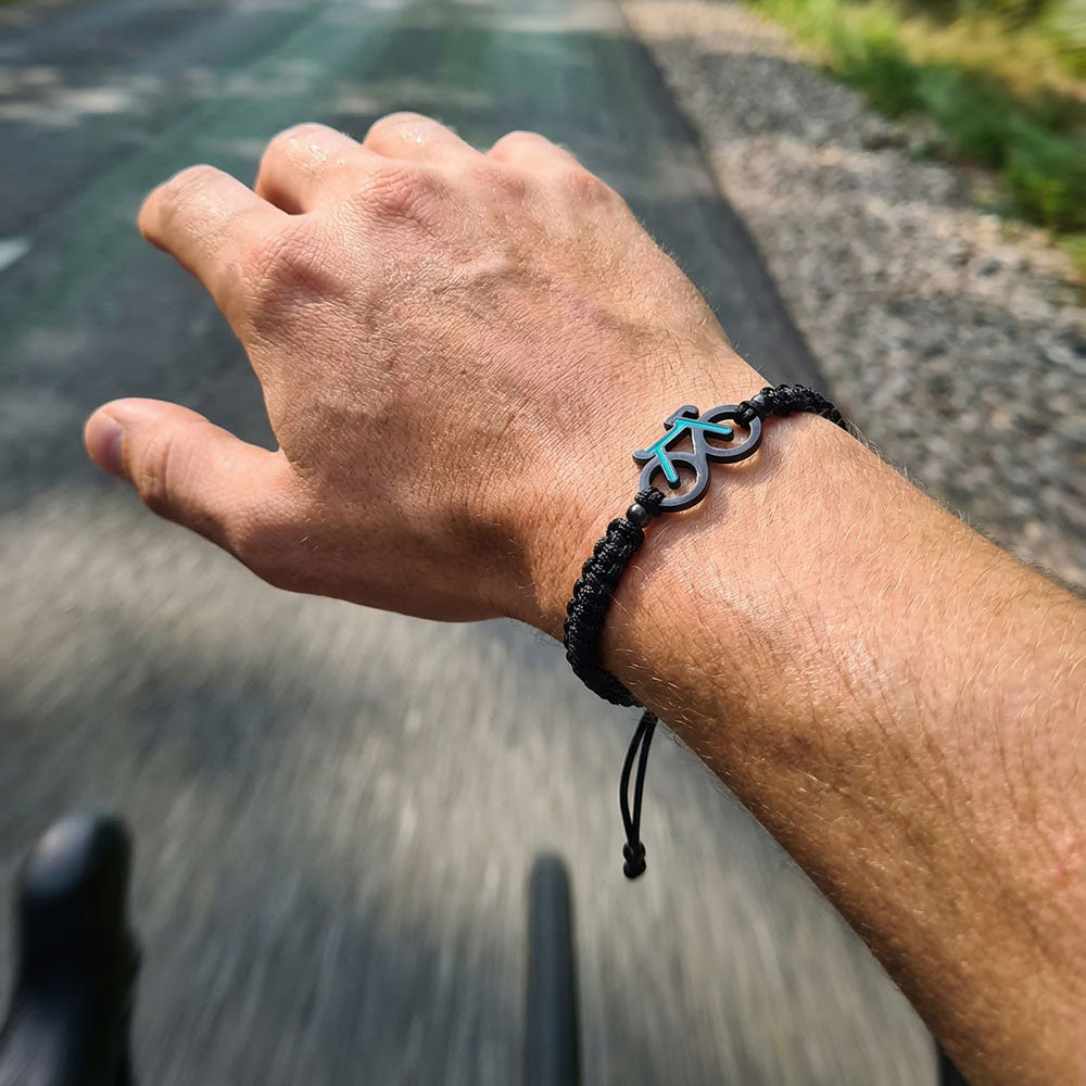 Mint Bike Braided Bracciale