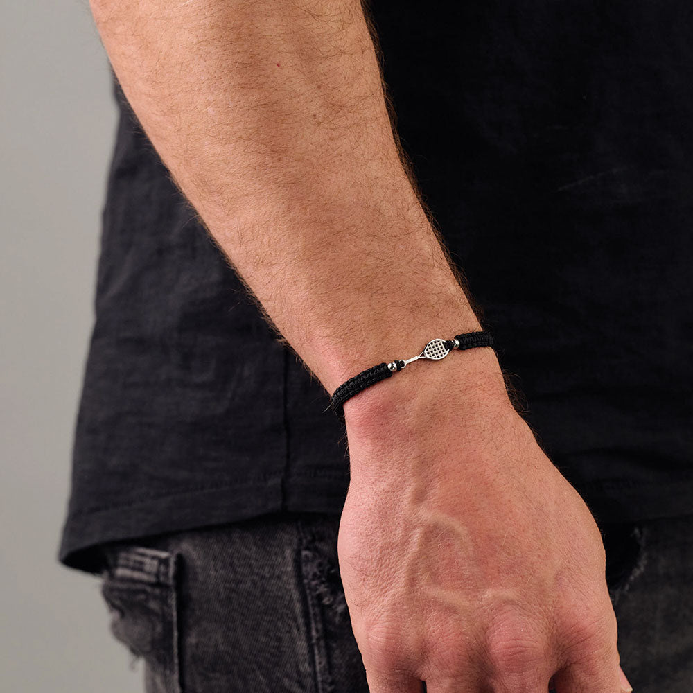 Silbernes Tennis Geflochtenes Armband