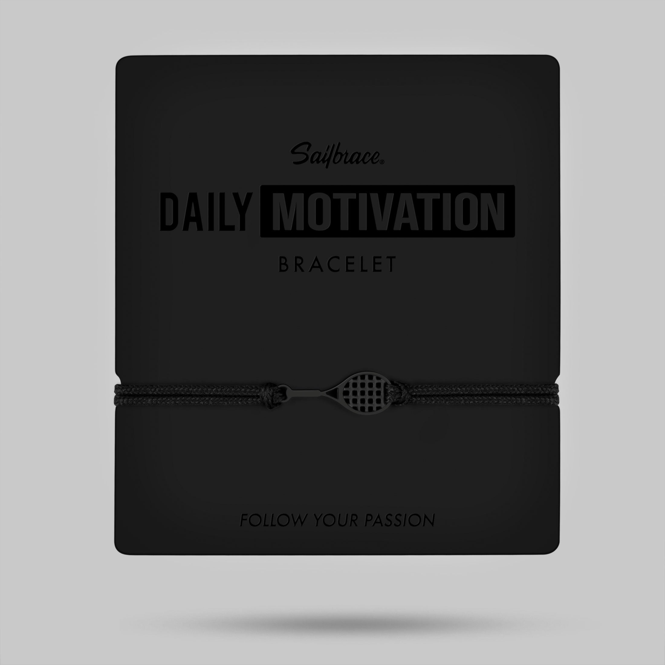 Pulsera de tenis completamente negra