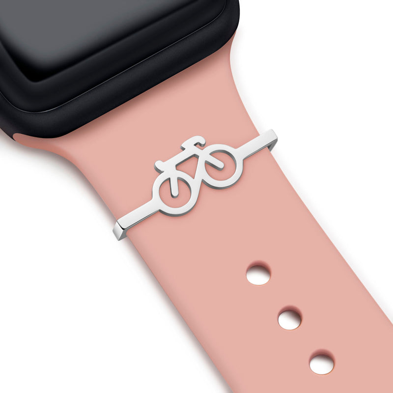 Silver Bike charm + Band